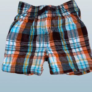 Baby & Toddler Boy 18 Months Jumping Beans Plaid Canvas Shorts